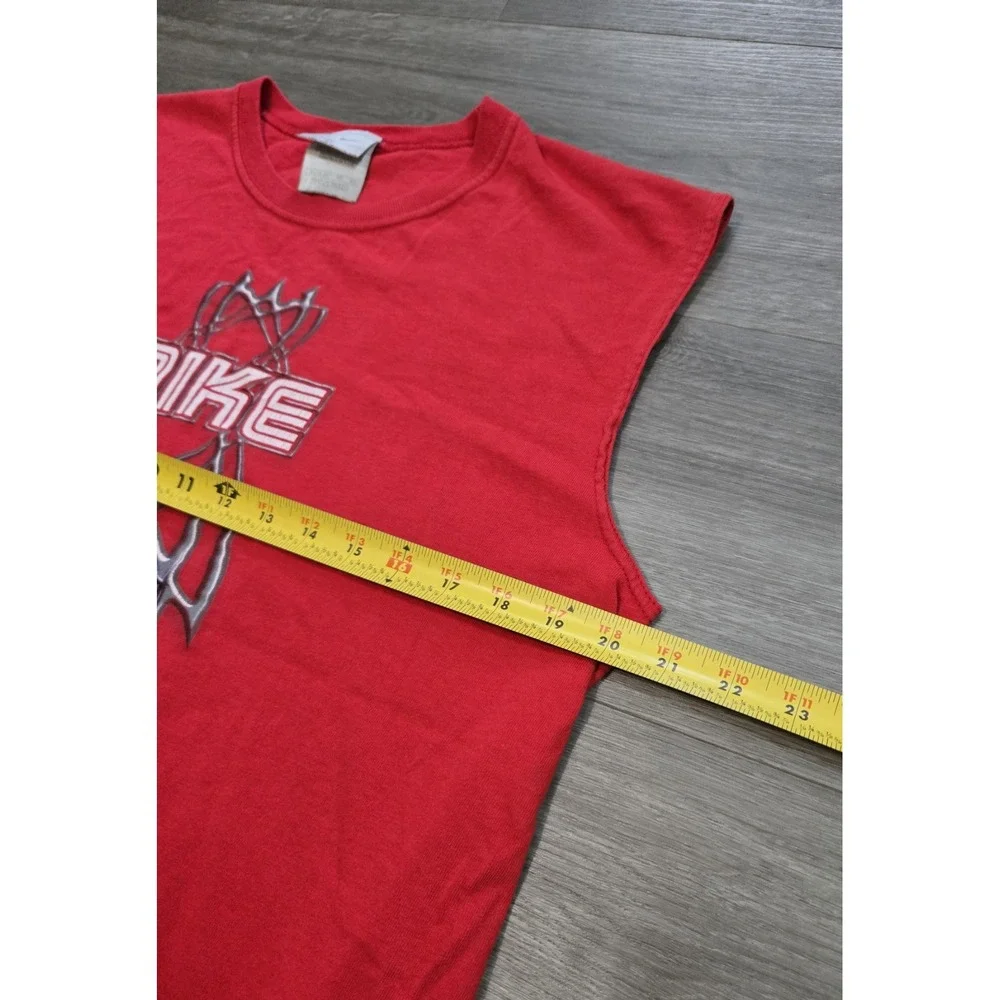 Vintage Y2K Nike Basketball Tank Top Youth XL Hoops Graphic Muscle Tee Athletic
